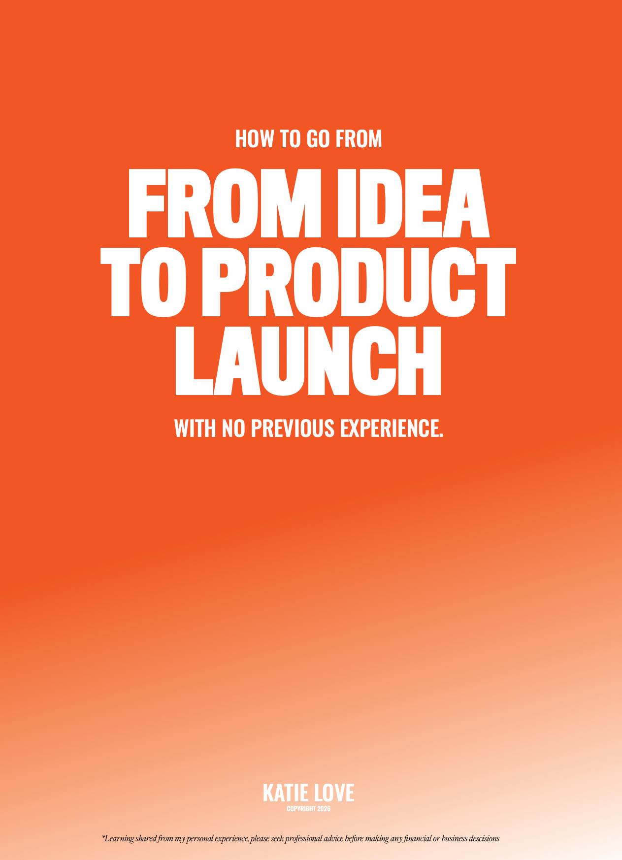 IDEA TO LAUNCH PDF